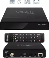 Amiko MIRA X His-2000 Hybrid Satellite Receiver DVB-SX Multi Stream Tuner Linux My TV Support Xtream 