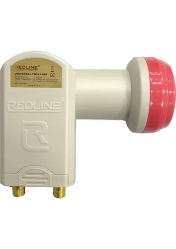 Redline SR-2088 Universal Twin 2 LNB 0.1DB HIGH GAIN , FREESAT, ASTRA, HOTBIRD