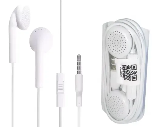 Genuine Huawei Qc 0322 Headphones Earphones 3.5mm Jack Handsfree UK White 3.5mm