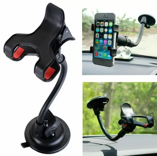 360° Rotatable In Car Suction Phone Holder Dashboard Windscreen Mount Universal