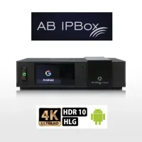 AB IPBox TWO 4K DVB-S2X Twin Tuner Satellite Receiver with Android TV