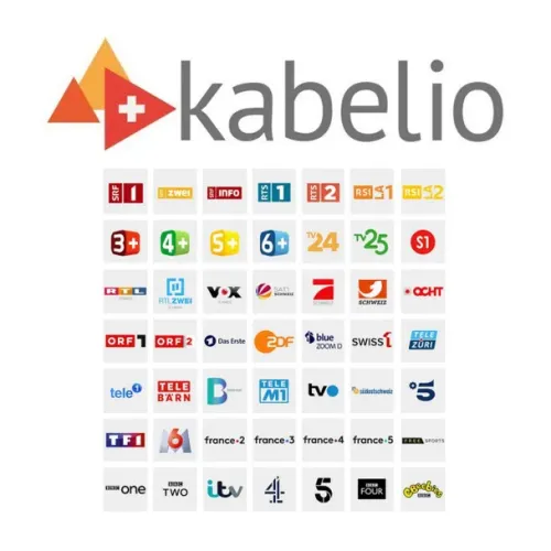 Kabelio Switzerland Swiss TV Package Subscription Renewal 12 Months