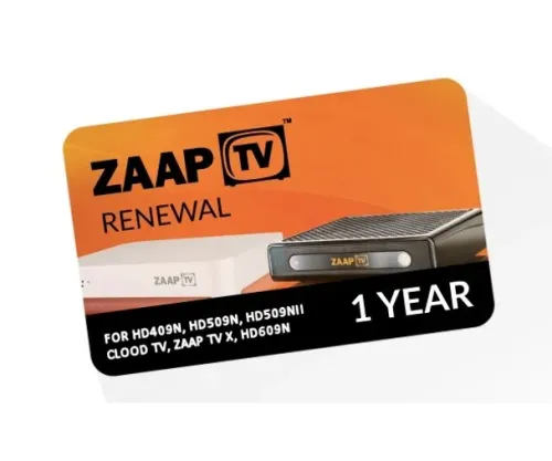 Zaap TV Arabic Service Renewal 1 Year